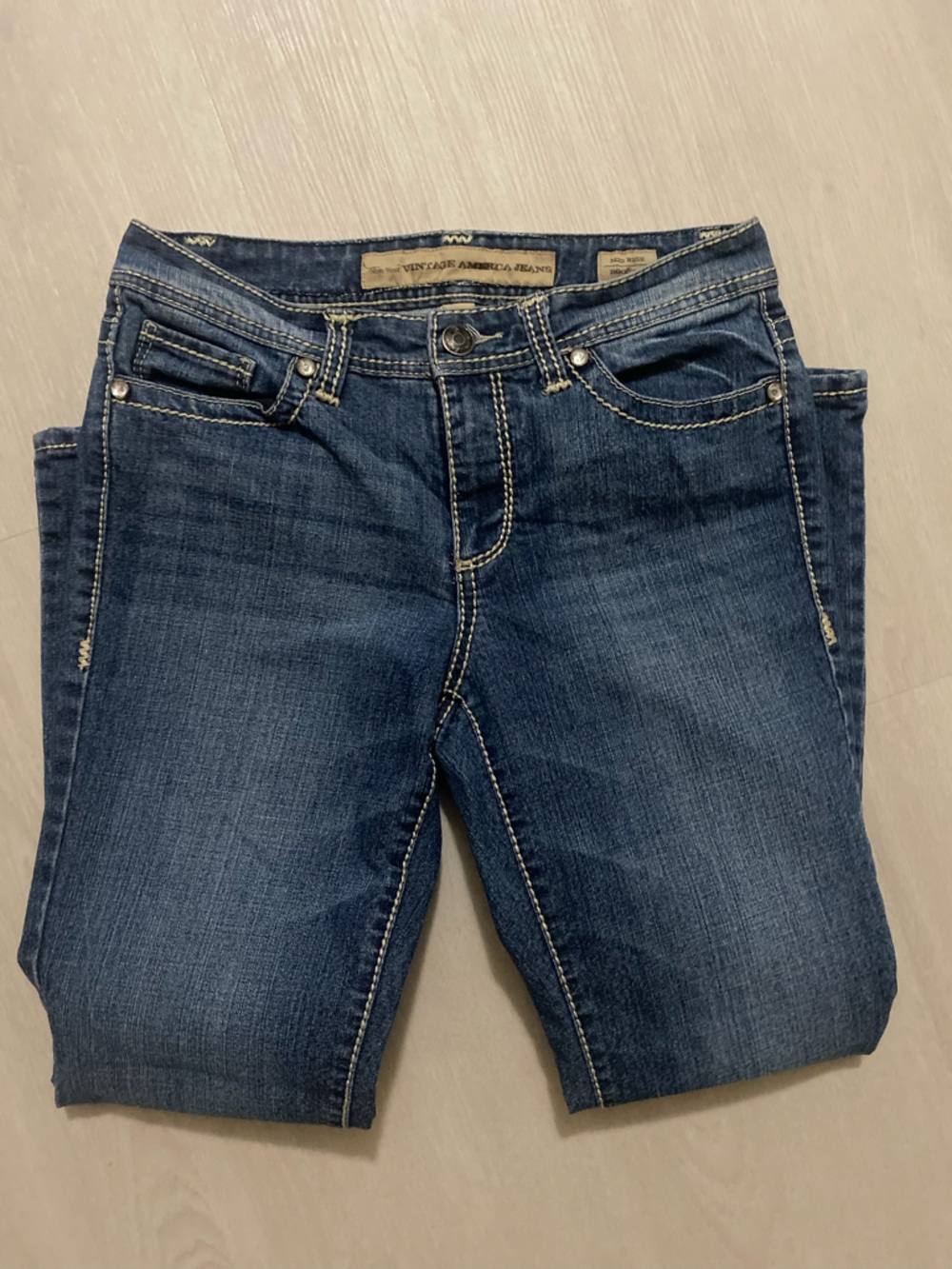 Nine West Dark Blue Boot Cut Denim Jeans